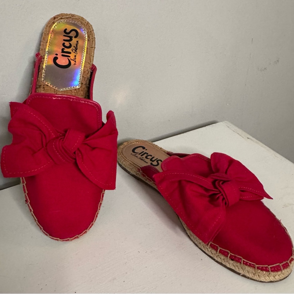 Circus by Sam Edelman Vibrant Espadrille Mules size 7.5 Lulu mule